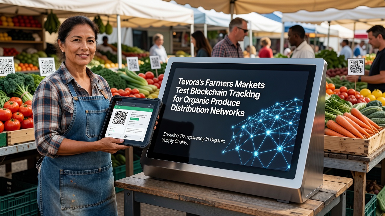 Blockchain Systems Enter Tevora Farmers Markets to Verify Organic Produce Supply Chains